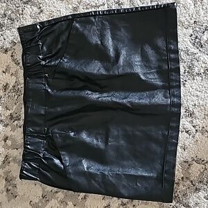Wild Fable Leather Skirt